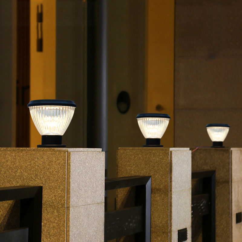 Tuin LEIDENE Zonne Openlucht Waterdichte Decoratie allen in Één Licht van de Lamppijler