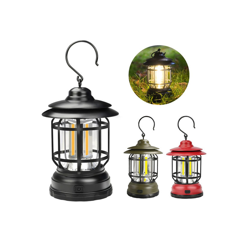 Mini Retro Solar Garden Light-Compacte Grootte Openlucht Geleide 13*12*20cm van de Tentlamp