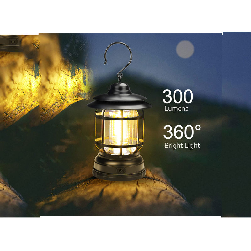 Mini Retro Solar Garden Light-Compacte Grootte Openlucht Geleide 13*12*20cm van de Tentlamp