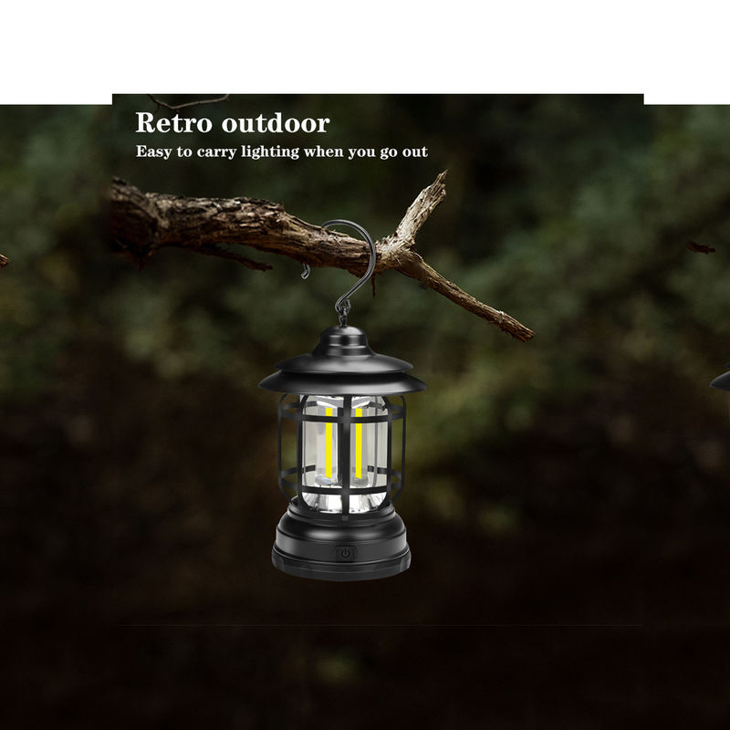 Mini Retro Solar Garden Light-Compacte Grootte Openlucht Geleide 13*12*20cm van de Tentlamp