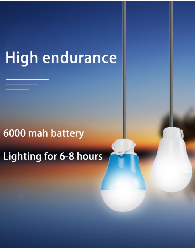Van de nieuwe Multifunctionele Zonne Navulbare Lichte Lichte LEIDENE van de Nachtmarktkraam het Licht van de de Noodsituatiebol Huishoudenstroomuitval