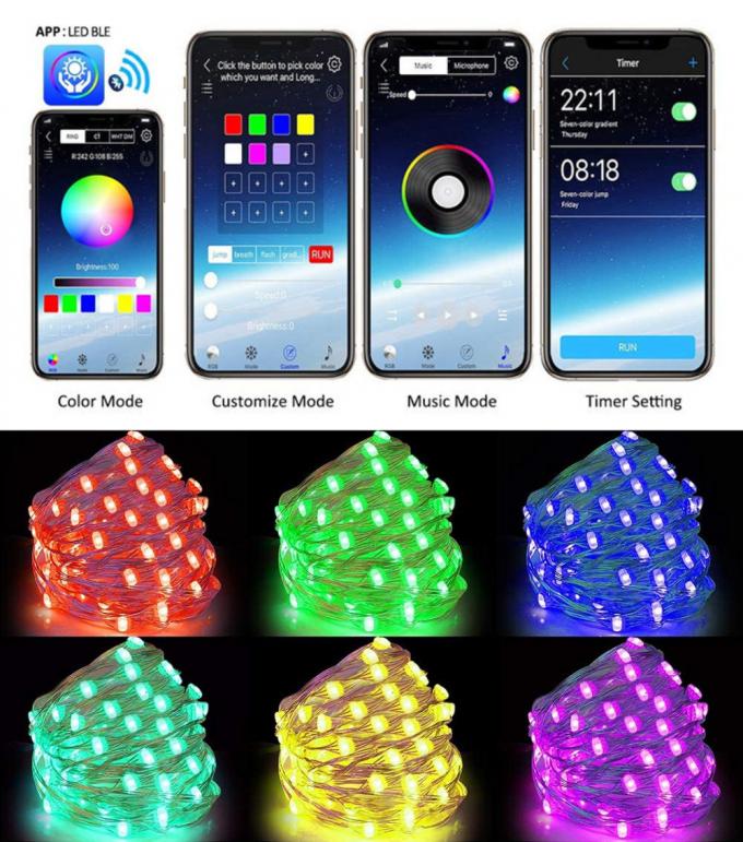 Van de nieuwe LEIDENE Lamp van USB Koperlamp de Openlucht Waterdichte met Groothandel van het de Lampkoord van de Laag Voltage de Decoratieve Kleur