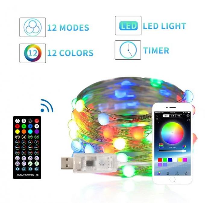Binnen Openlucht Decoratieve Micro Mini Fairy Light voor het Festival van de LEIDENE van de Kerstmisvakantie het Koordlicht Koperdraad