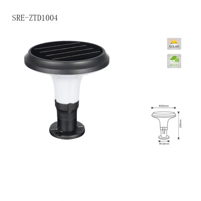 Van de eigentijdse Stijl Openlucht Waterdichte Duurzame Zonne het Aangedreven LEIDENE Licht Pijler Lichte Decoratie