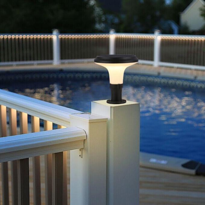 Van de eigentijdse Stijl Openlucht Waterdichte Duurzame Zonne het Aangedreven LEIDENE Licht Pijler Lichte Decoratie