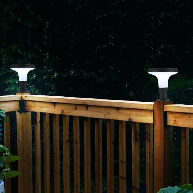 Van de eigentijdse Stijl Openlucht Waterdichte Duurzame Zonne het Aangedreven LEIDENE Licht Pijler Lichte Decoratie