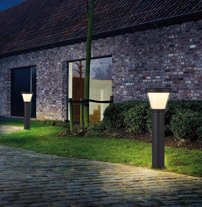 Het zonne Post Lichte van de de Tuin Lichte Globale Zonsopgang van Fabrikantengarden solar lanterns Licht van de de Lichtendecoratie