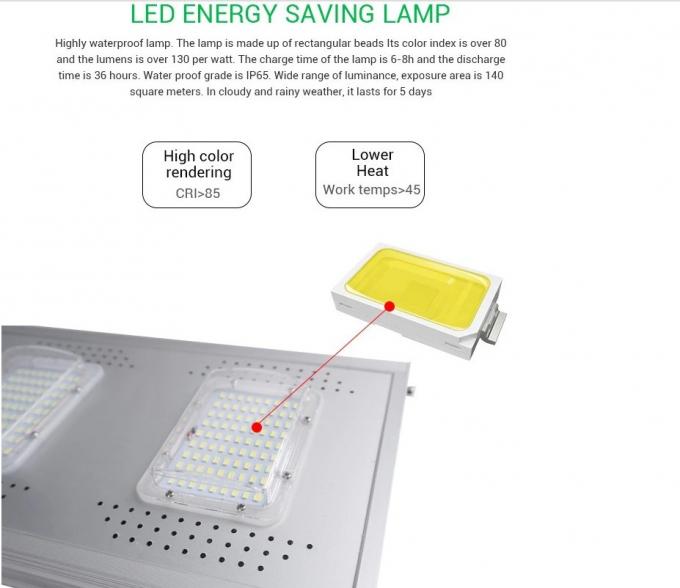 Popular Outdoor Alloy Aluminum 150 Watt Solar LED Street Lamp