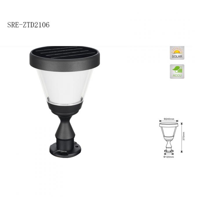 De zonne Lichte de Decoratie LEIDENE van de Tuin Lichte Waterdichte Pijler Pijlerlamp van Soalr