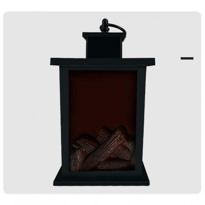 Trillend van de het Logboekbrand van de Open haardlamp de Vlameffect van LEIDENE de Decoratielicht Lantaarnkerstmis