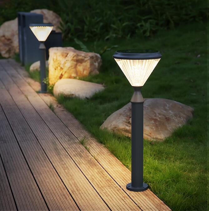 2021 Nieuw Openlucht de Zonnemachtssysteem van Decoratiediamond garden stake solar light