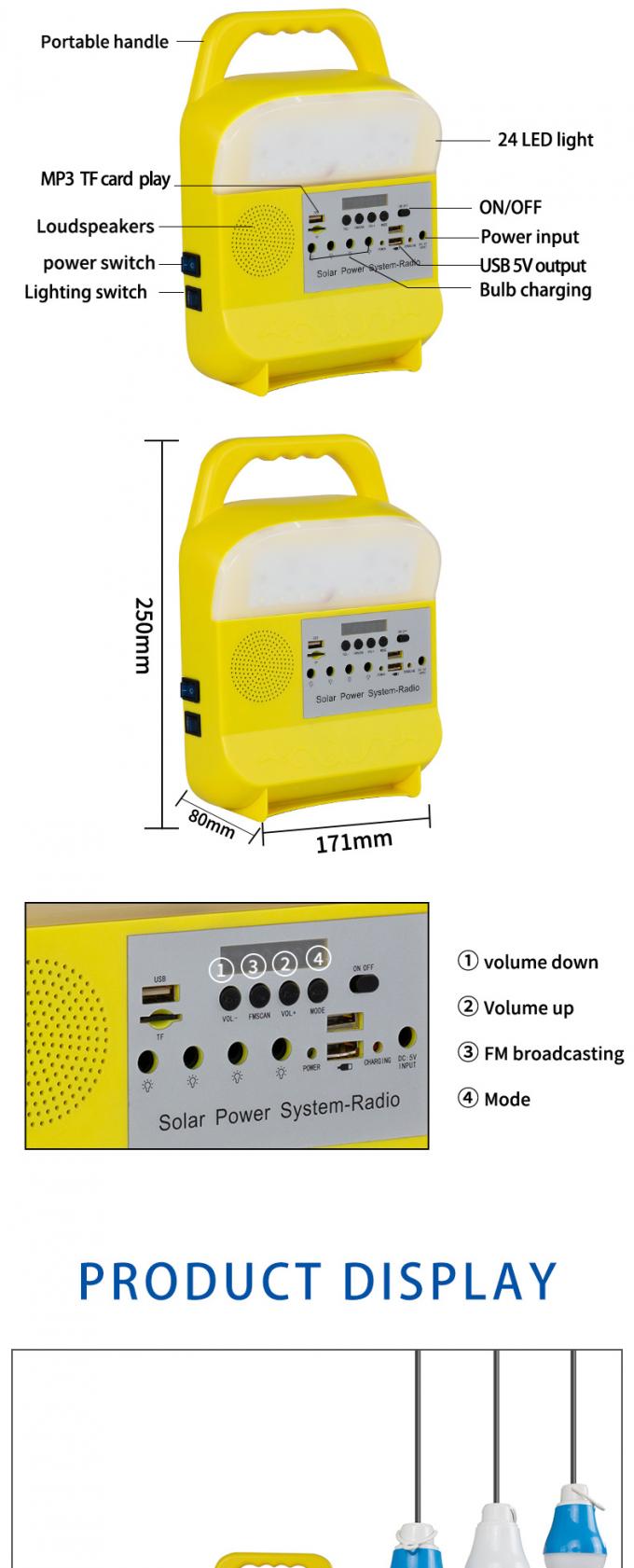 Van het zonne LEIDENE van de de Autoverlichting Verlichtingsmateriaal de Multifunctionele Zonneverlichting van het de Berg Zonnehuishouden