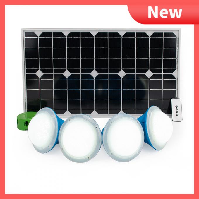 Systeem van de het Huisverlichting van 30W 25W het Zonne met 4PCS-LEIDENE Lampen bouwstijl-in de Zonnelampen van 5200mAh