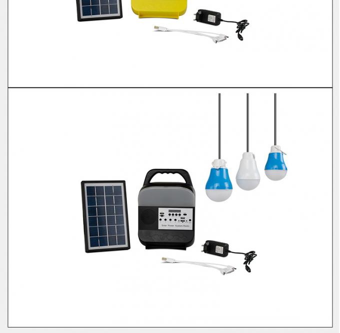 Van het de Fabrieksproduct 5V van China van de het Huisverlichting het Zonnelicht van Kit Power System Radio 3W 5W 10W
