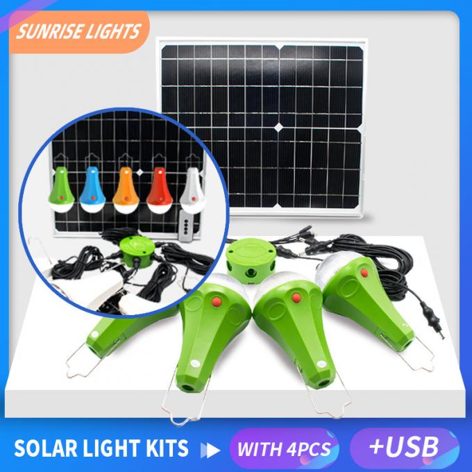 2020 de Uitrusting van Mini Solar Energy System Lighting van het Verbeteringshuis met Afstandsbediening