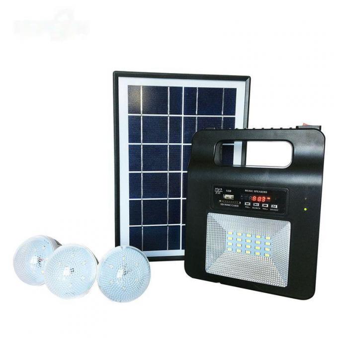 Nieuwe Draagbare Zonnepanelen Opladen Generator Power System Home Outdoor Verlichting Met Blub Gift Draagbare Stroomopwekking 2