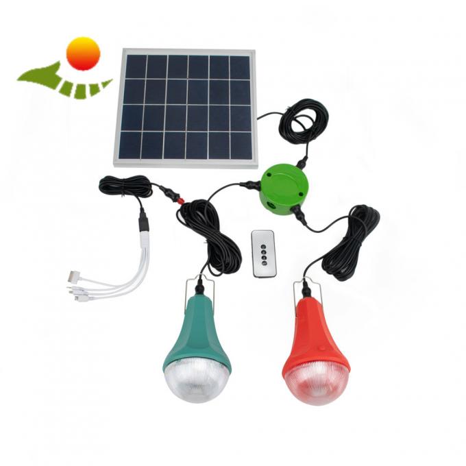 Van het het Huiszonnestelsel van de zonnepaneelverlichting van de Uitrustingsusb de Zonne Lichte Lichten van de de Laders Globale Zonsopgang