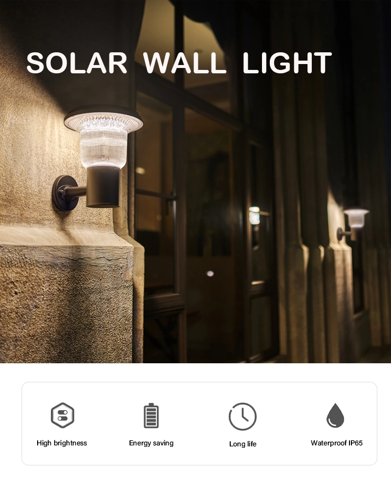 In het groot Openlucht Waterdicht 3000K 6000K Zonne de Muurlicht van IP65 met Ce RoHS