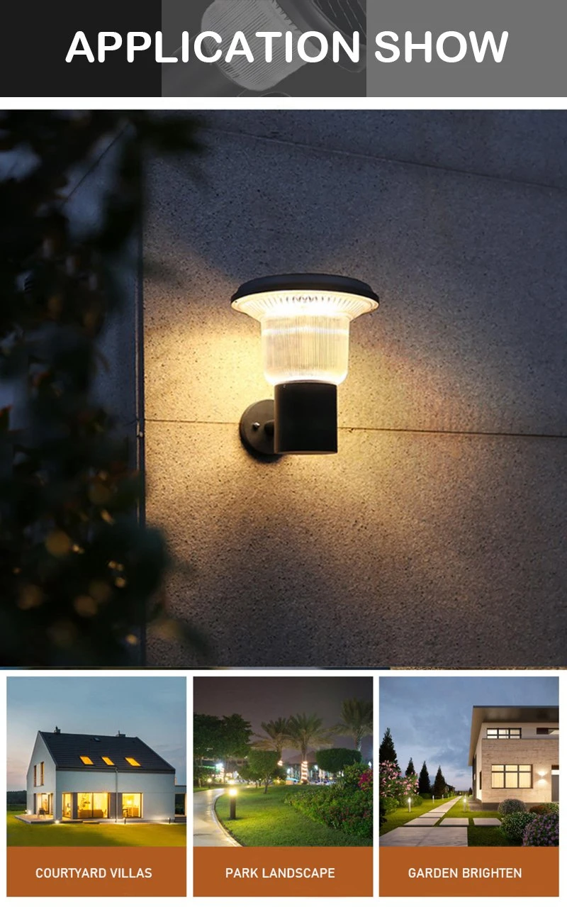 In het groot Openlucht Waterdicht 3000K 6000K Zonne de Muurlicht van IP65 met Ce RoHS